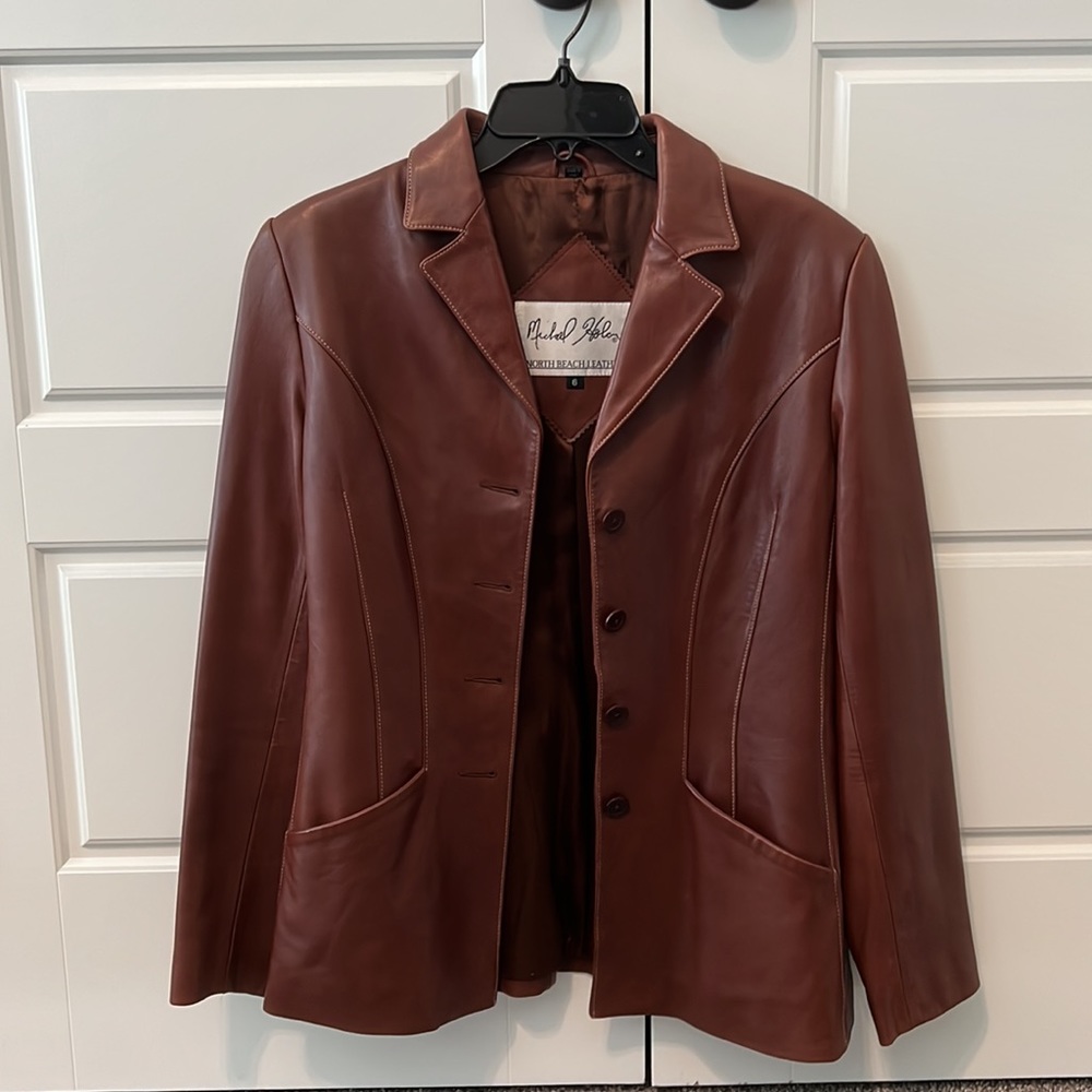 Vintage Michael Hoben North Beach Leather Jacket